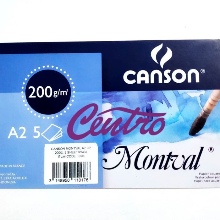 

TERMURAH Canson Montval 200 Gsm A2 Kertas Gambar Cat Air Watercolor Paper