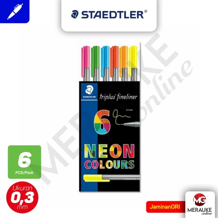 

PROMO Staedtler Triplus Fineliner Neon Colours 334 N6
