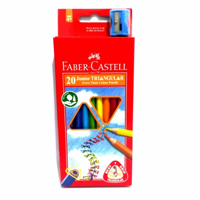 

HARGA DISKON Faber Castell Pensil Gambar Junior Triangular 20 Warna