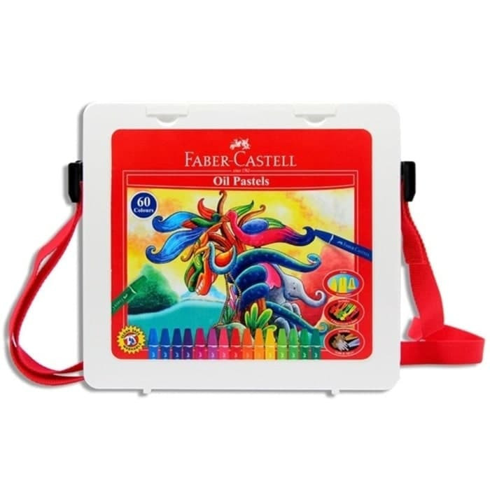 

PROMO Faber Castell Oil Pastel Crayon 60 Colour In Plastic Bag/ Krayon Murah