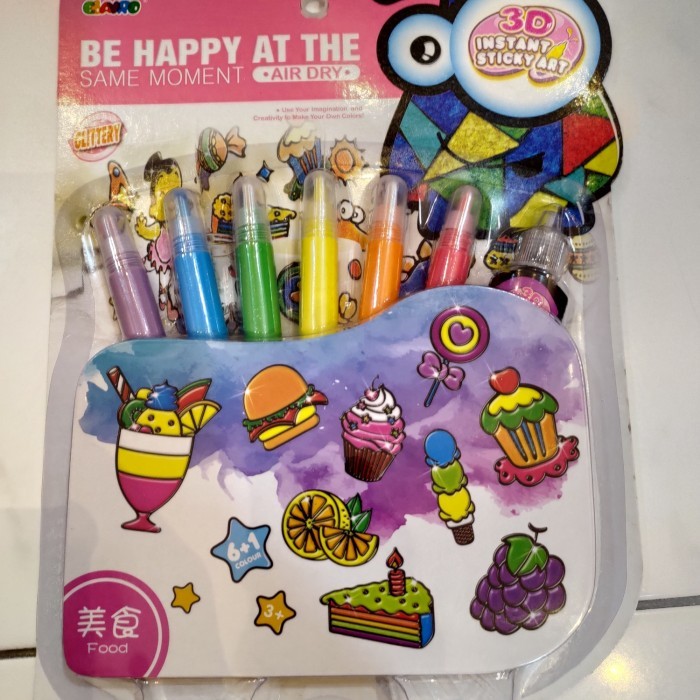 

MURAH sticky art instant spidol warna cairan gel kreativitas anak