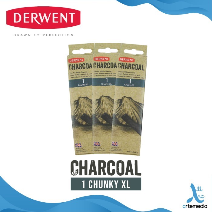 

HRG DISKON Balok Arang Derwent Willow Charcoal XL Chunky