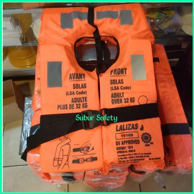 PELAMPUNG LIFE JACKET LALIZAS SOLAS / LIFE JACKET LALIZAS SOLAS STOK TERBATAS