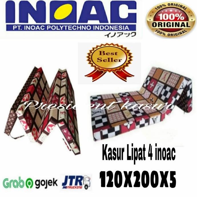 Kasur lipat inoac ukuran 120x200x5