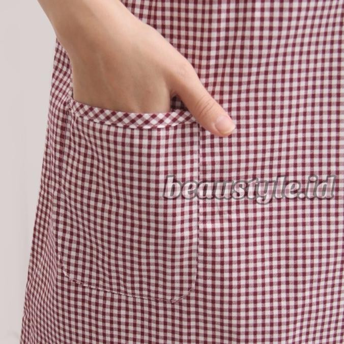 Grosir Piyama Daster Home Dress Katun Jepang Premium Kotak Kotak