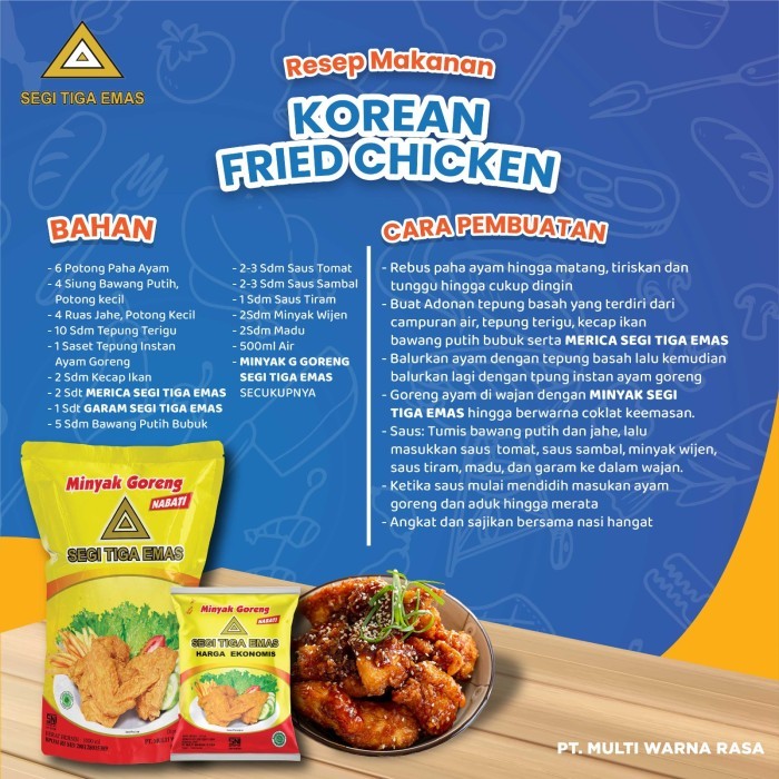 

Minyak Goreng Segi Tiga Emas 2 Liter - Twinpack