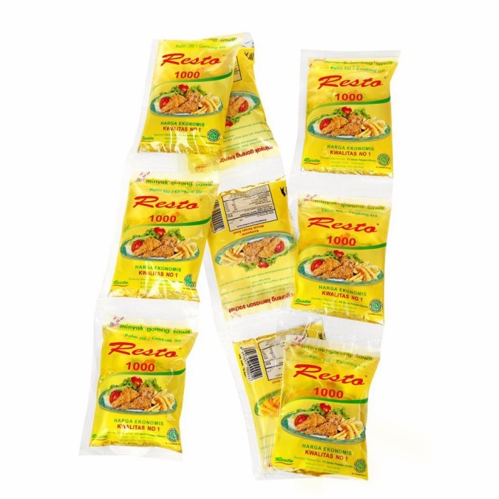 

Minyak Goreng Resto ( Sachet ) 60 Ml 1Carton Isi 100Pcs Ready
