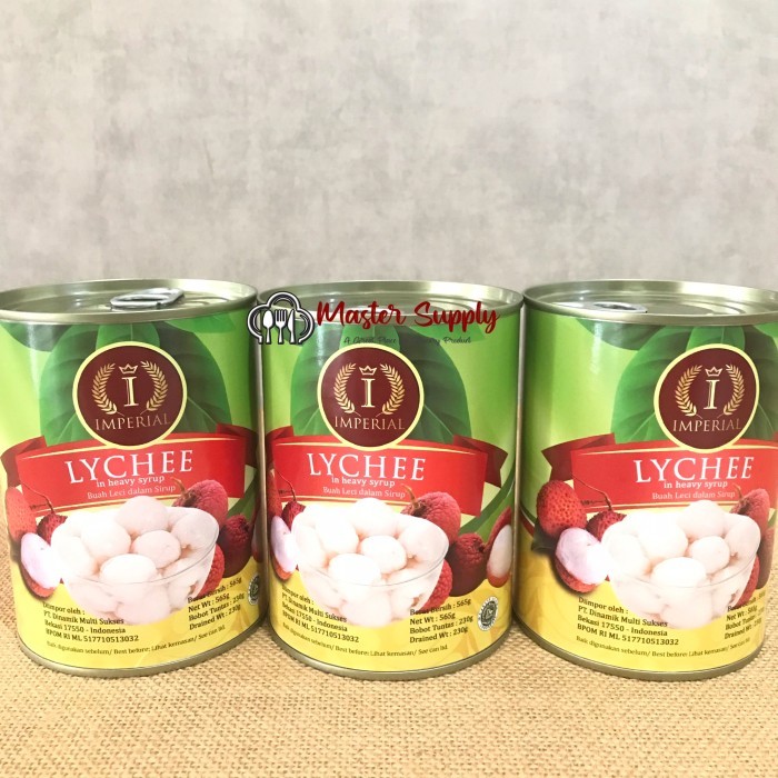 

Imperial Lychee In Heavy Yrup 565 Gr Buah Leci Aleng Halal