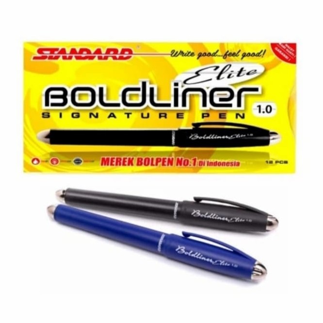 

Pulpen Standar Boldliner Elite 1.0