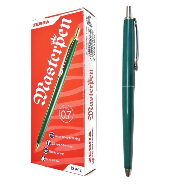 

1 LUSIN PULPEN ZEBRA MASTER PEN 07 MM SEMI GEL PEN