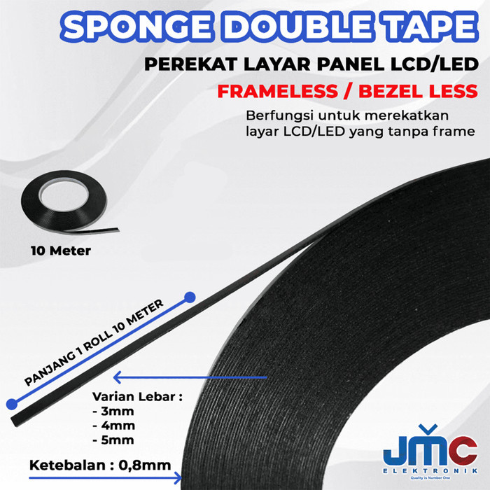 

Double Tape Perekat Layar Lcd Frameless Tanpa Frame 2Mm 3Mm 4Mm 5Mm