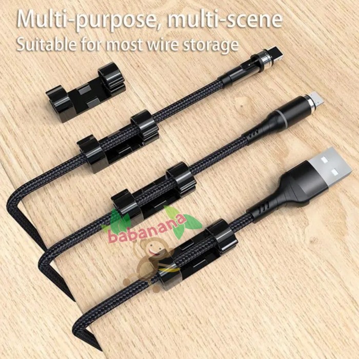 

16Pcs 20Pcs Cable Clip Besar Organizer Klip Penjepit Merapikan Kabel