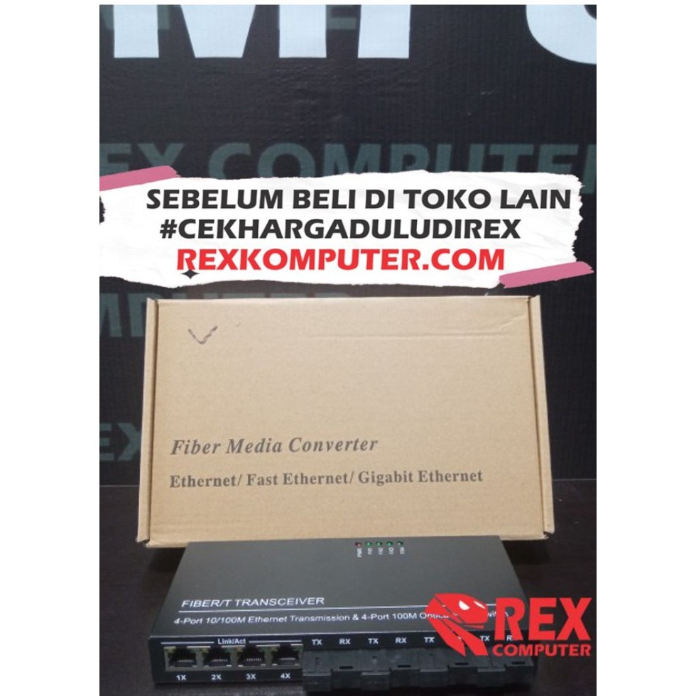 HTB MEDIA CONVERTER 4 FO 4 LAN