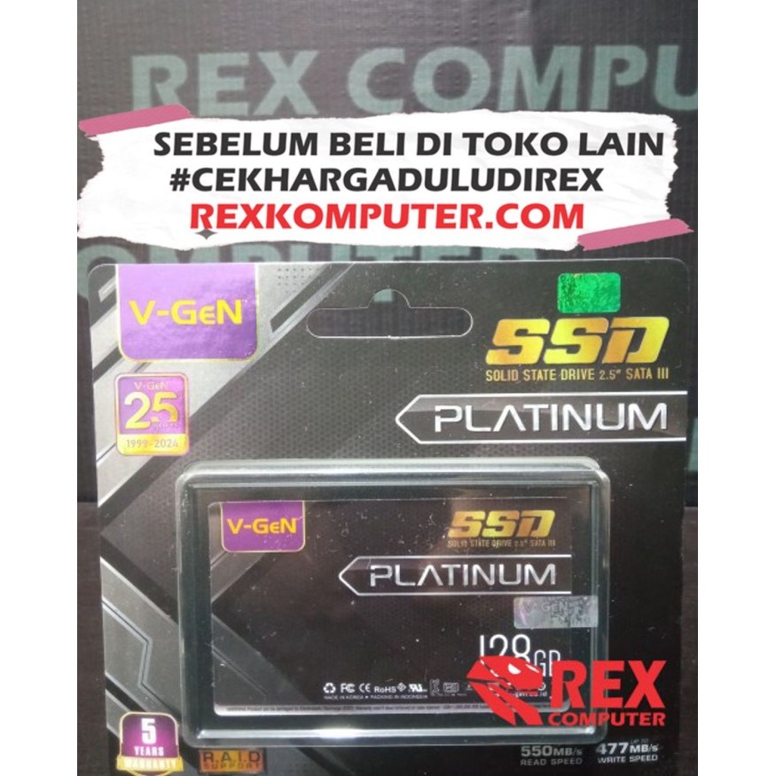 SSD V-Gen 128GB -  Platinum