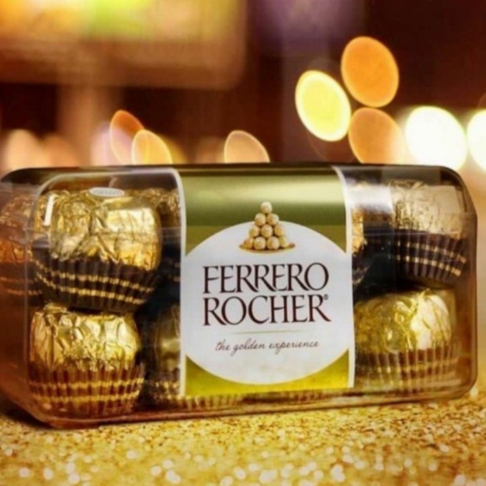 KADO NATAL COKLAT FERRERO ROCHER/KADO HARI IBU/VALENTINE/MOTHERS DAY