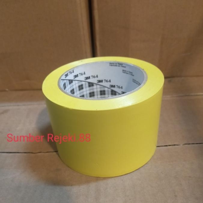 

FLOOR MARKING TAPE LAKBAN LANTAI KUNING 3"IN X 33M 764 ISOLASI LANTAI ASLI