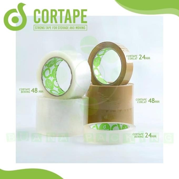 

LAKBAN CORTAPE 48MM 90YARD (1DUS ISI 72 ROLL) ASLI