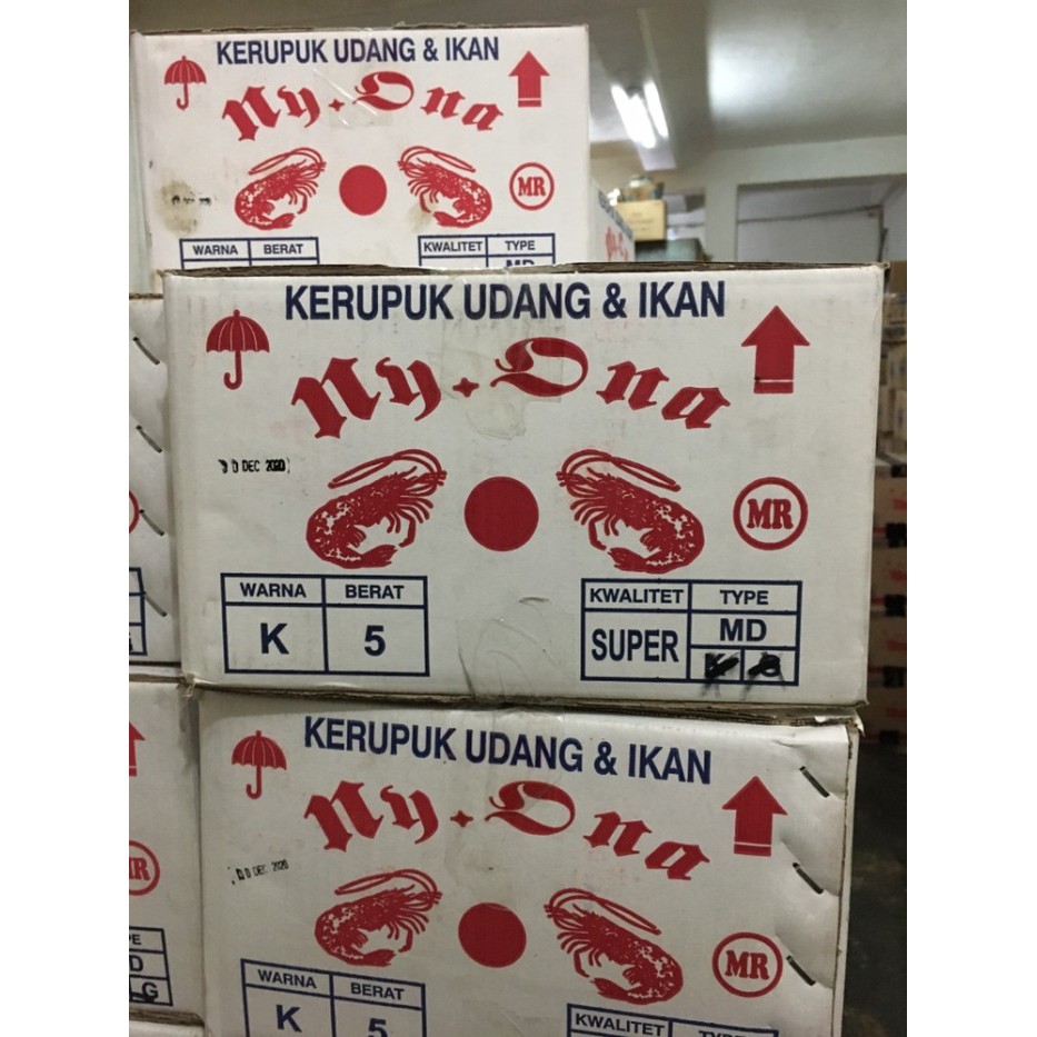 

KERUPUK UDANG NY ONA 5KG / KERUPUK UDANG NYONYA ONA DUS 5KG