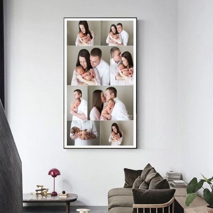 Sale Cetak Foto Kolase + Bingkai Foto Mozaik 12 Foto