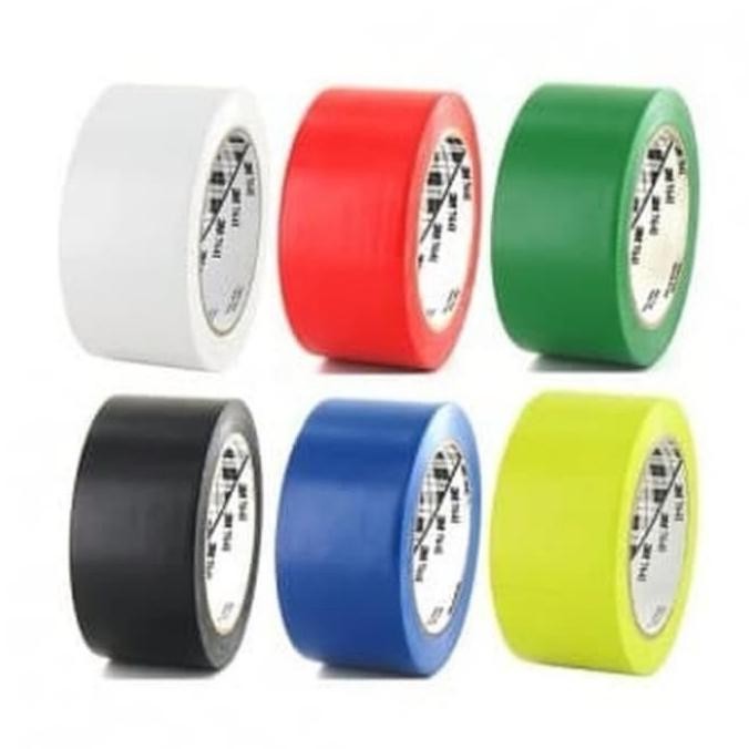 

3M - LAKBAN LANTAI 3M 764 VINYL - FLOOR MARKING TAPE 2"X33 M ASLI