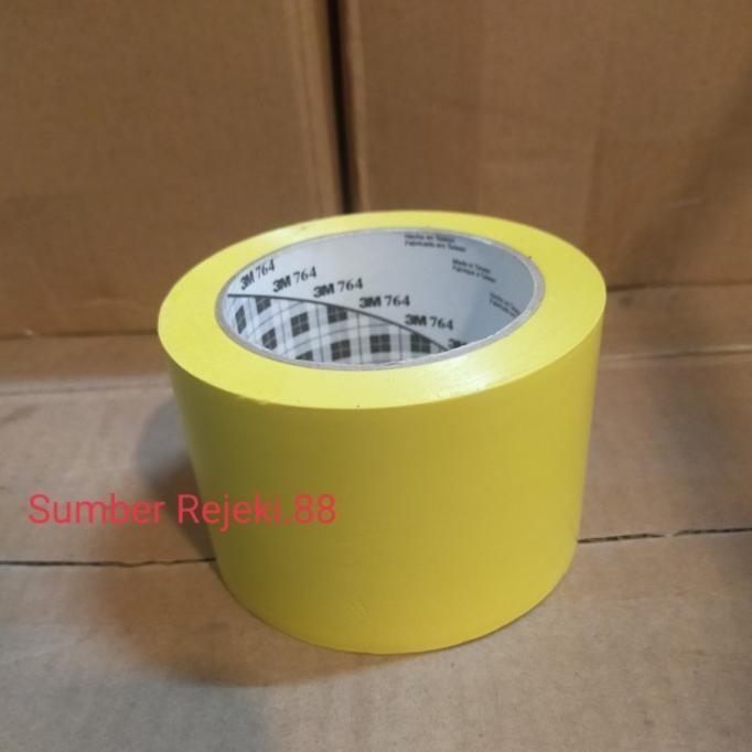 

LAKBAN GARIS LANTAI FUTSAL 3M FLOOR MARKING TAPE 764 - VINIL TAPE 10CM ASLI