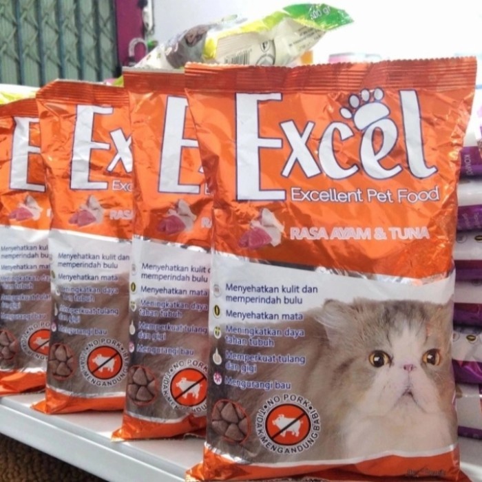 

EXCEL TUNA CHICKEN 5KG MAKANAN KUCING EXCEL MIRIP BOLT NICE FELIBITE
