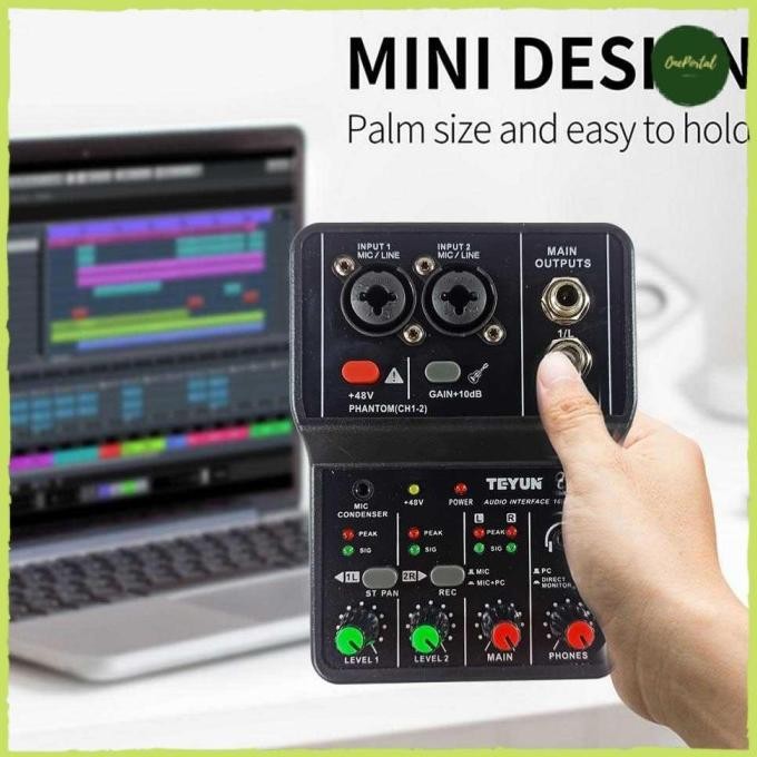 Grosir Sound Card Mikser Audio Usb Mini Portable 2 Way Driver Free Mixer