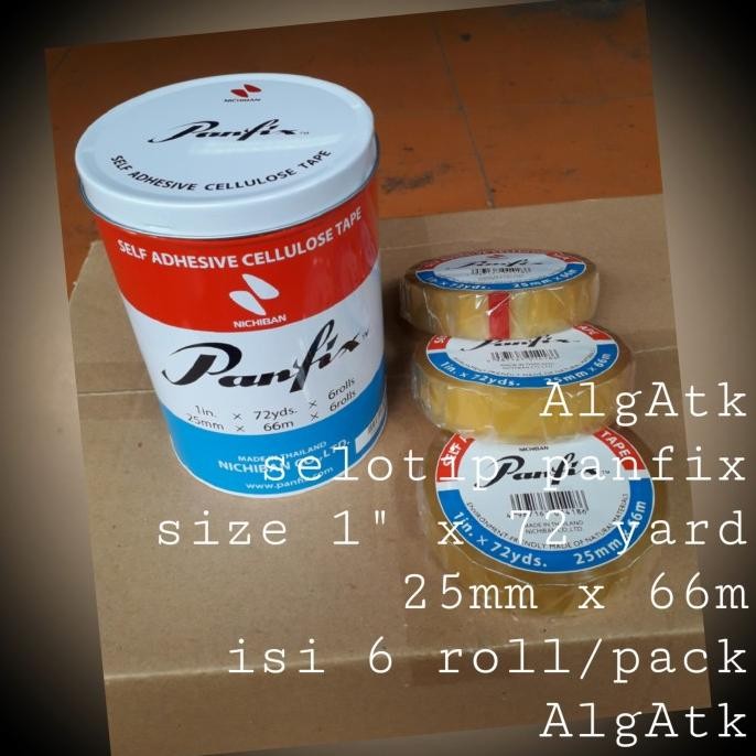 

LAKBAN PANFIX 1" X 72 YARD. ASLI