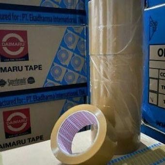

LAKBAN DAIMARU 1 DUS 72 ROLL 48MM X 90YARD BENING COKLAT BOLEH CAMPUR ASLI