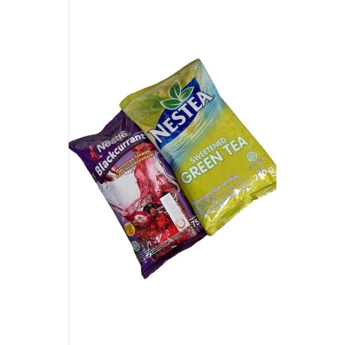 

1 Nestle Blackcurrant 750gr + 1 Nestea Green Tea 750gr Paket terlaris
