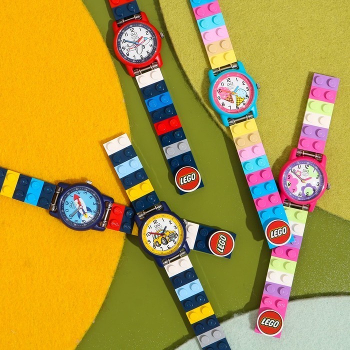 BERKUALITAS LEGO - Brick Watch/Jam Tangan QnQ dg Strap dr Brick LEGO (Kode: aPQL )