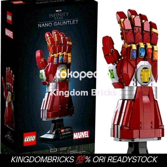 BERGARANSI LEGO 76223 Marvel Infinity Saga Nano Gauntlet- Thanos Supeheroes