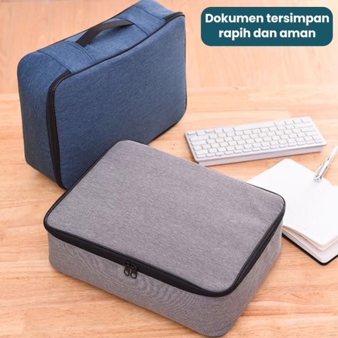 

Tas Tempat Penyimpanan File Dokumen Anti Air Travel Bag Storage Box