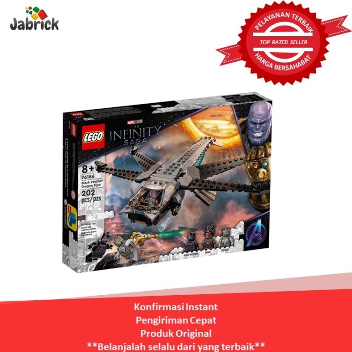 BOOM SALE LEGO 76186 SUPER HEROES Black Panther Dragon Flyer