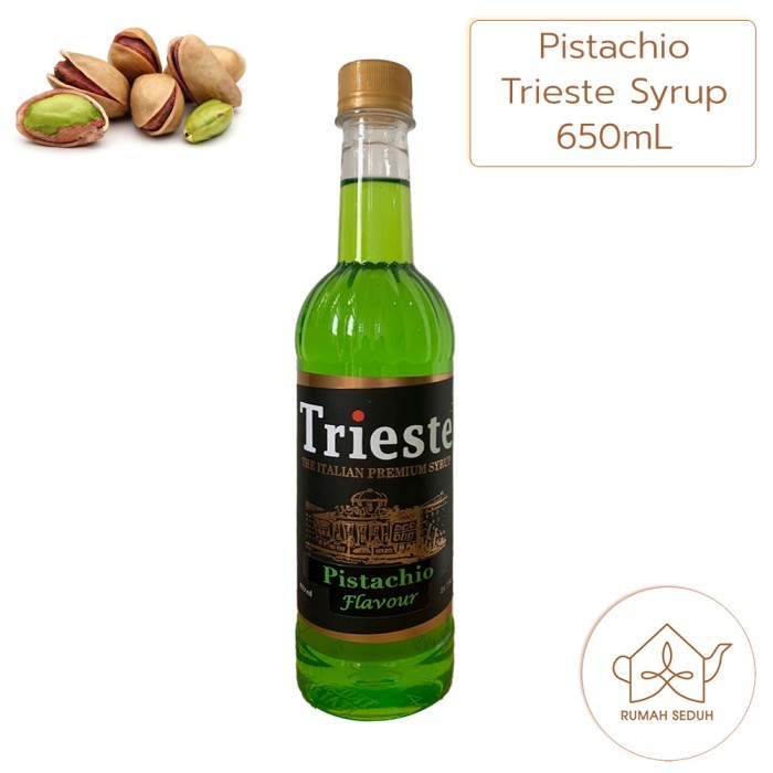 

Trieste Pistachio Syrup 650ml - Sirup Kacang Pistacio - Sirop Pistasio cocok untuk kopi