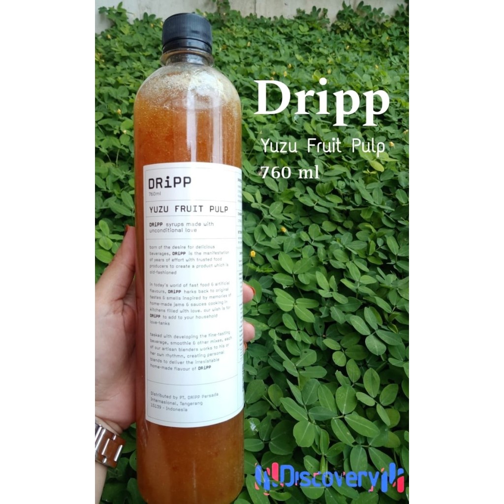 

Dripp Sirup / Syrup - Yuzu Fruit Pulp 760 ml ( Sirup Bubur Buah Yuzu )