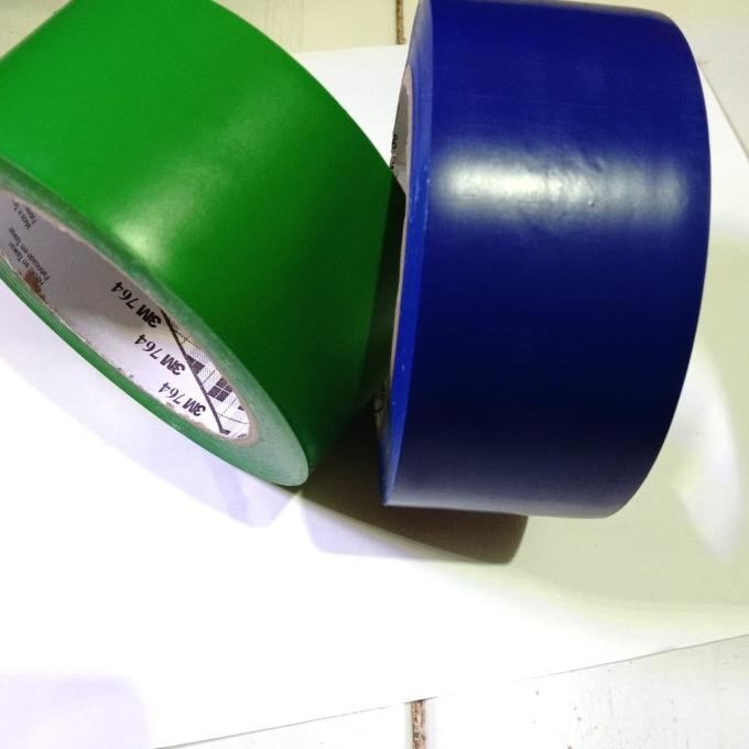 

LAKBAN LANTAI 3M 764 BIRU-FLOOR MARKING TAPE-ISOLASI LANTAI VINYL 2" ASLI