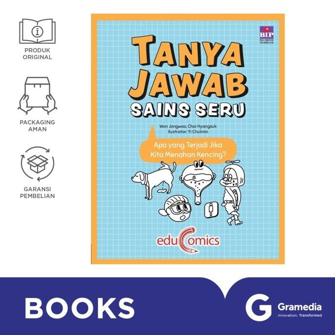 

New Gramedia Buku Seri Tanya Jawab Sains Seru: Apa yang Terjadi Jika Kita Menahan Kencing