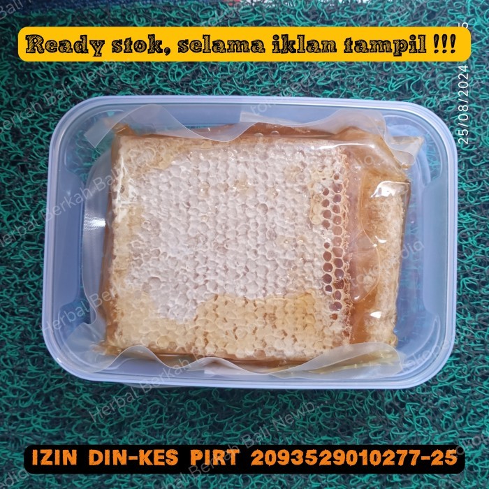 

MADU PLUS SARANG 500GR ASLI MURNI APIS CERANA HONEYCOMB DENPASAR BALI