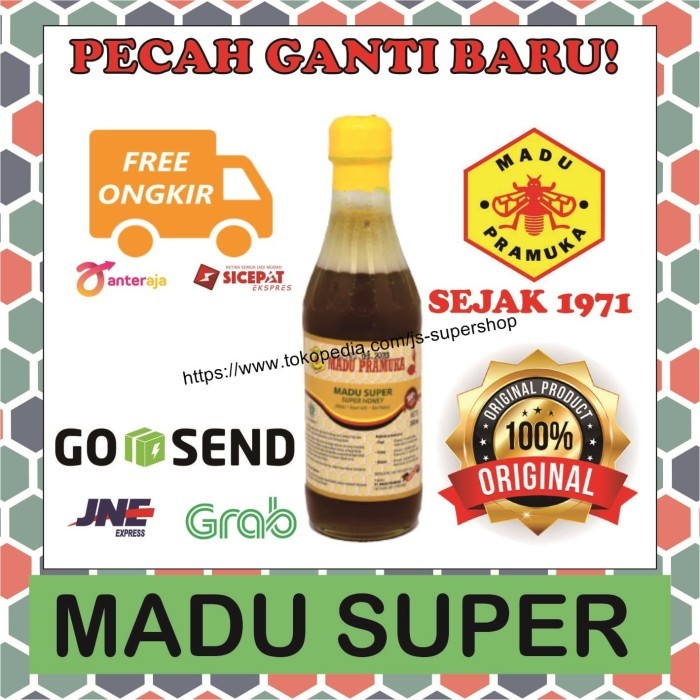 

Madu asli super 350 ml madu pramuka alami
