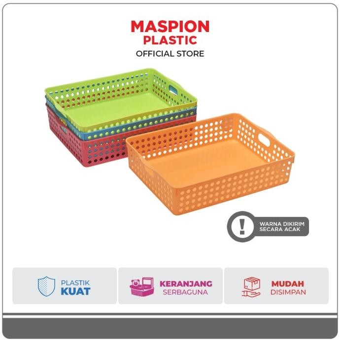 

Maspion Tempat File/Kertas A4 Stock Basket Isi 4 Pcs