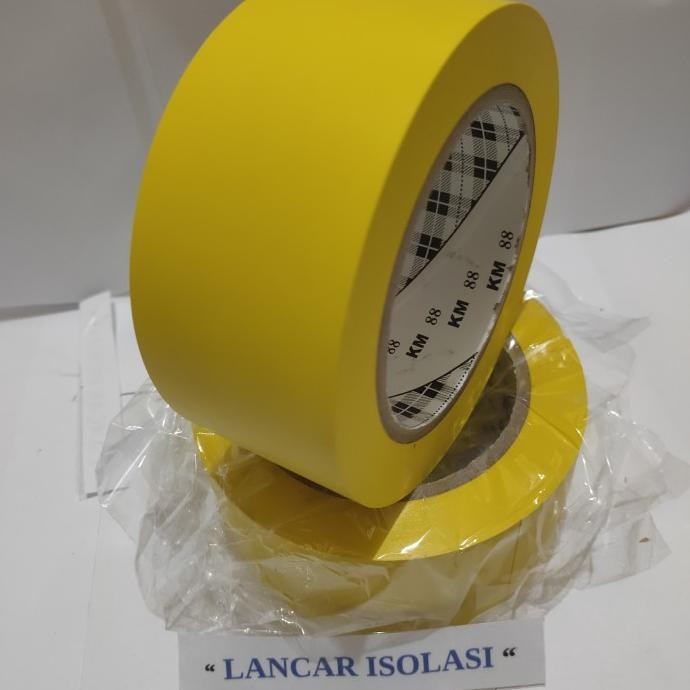 

LAKBAN LANTAI KUNING - FLOOR MARKING TAPE -ISOLASI LAKBAN VINYL 2IN ASLI