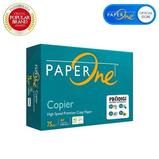 

Kertas A4 75 Gram Paperone Isi (5 Rim )