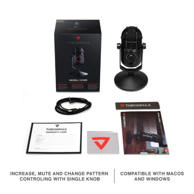 Sale Thronmax Microphone Mdrill Dome M3 Usb