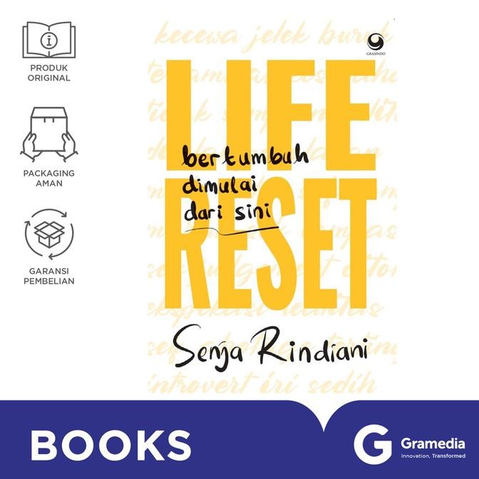 

New Gramedia Buku Life Reset: Bertumbuh Dimulai Dari Sini