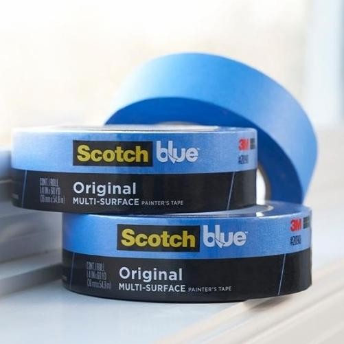 

3M SCOTCH BLUE PAINTER - MASKING TAPE - LAKBAN KERTAS 48MM X 50M ASLI