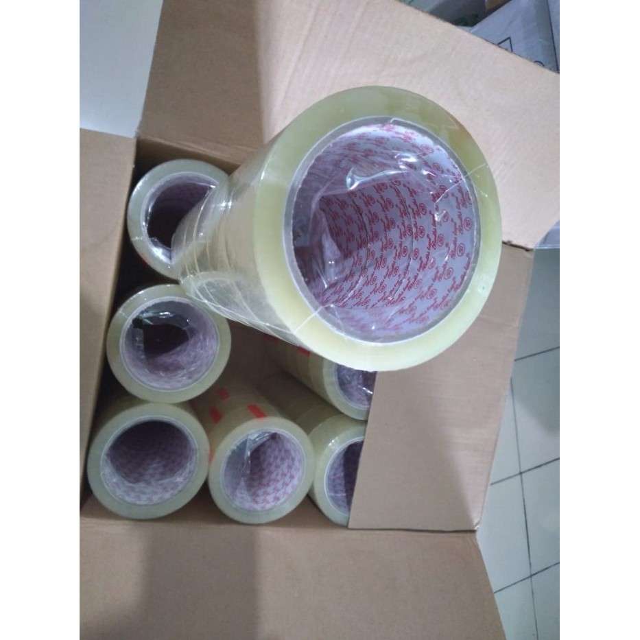 

Lem Lakban Bening Bodhi Tape 48Mm X 100 Yard Full 1 Dus Grab Gojek