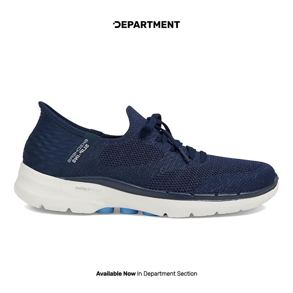 SKECHERS Sepatu Sneakers Wanita GO WALK 6 124568NVBL ORIGINAL