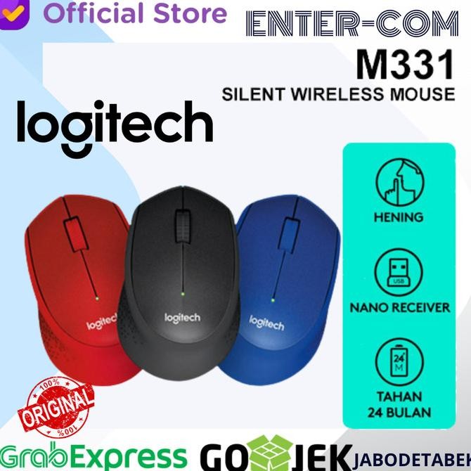 Logitech M331 Mouse Wireless Silent Click