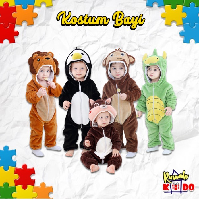 Baju Kostum Bayi Karakter Hewan
